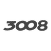 Sticker Karbon Peugeot 3008 logo