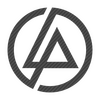 Sticker Karbon Linkin Park logo