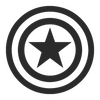 Captain america logo Decal