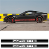 Corvette car side racing Decals set