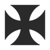 Sticker Croix de Malte