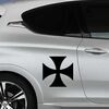 Maltese Cross B Peugeot Decal