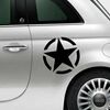 Sticker Fiat 500 Stern US ARMY STAR