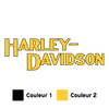 Sticker Moto Harley-Davidson logo 1982