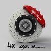 Alfa Romeo logo brake decals set