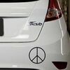 VW Peace and love logo Ford Fiesta Decal model nr 3
