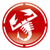 Sticker Fiat Abarth Logo Button