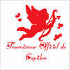 Sticker Deko Fournisseur Officiel de Cupidon