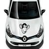 Monkey face Renault Decal