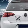 Pirate swords Volkswagen MK Golf Decal