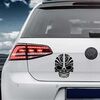 Sticker VW Golf Tête de Mort Tribal