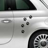 Sticker Fiat 500 empreintes pattes de chat