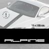 Stickers bandes autocollantes Capot Alpine