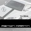 Aston Martin car hood decal strip