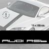 Audi RS6 car hood decal strip