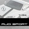 Audi Sport car hood decal strip