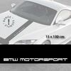 Stickers bandes autocollantes Capot BMW Motorsport