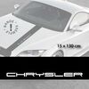 Chrysler car hood decal strip