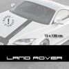 Stickers bandes autocollantes Capot Land Rover