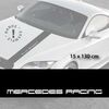 Stickers bandes autocollantes Capot Mercedes Racing