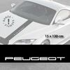 Stickers bandes autocollantes Capot Peugeot