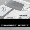Stickers bandes autocollantes Capot Peugeot Sport