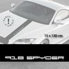 Porsche 918 Spider car hood decal strip