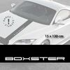 Porsche Boxster car hood decal strip