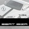 Seat Ibiza car hood decal strip