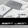 Seat Leon car hood decal strip