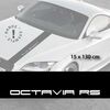 Skoda Octavia RS car hood decal strip