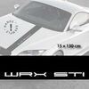 Subaru WRX STI car hood decal strip