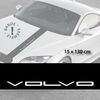 Volvo car hood decal strip