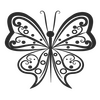 Sticker Papillon Design