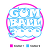 Sticker Gumball 3000 Logo en 2 Couleurs