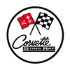 Corvette sting ray Circle Logo Decal