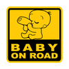 Baby on Road Logo Decal