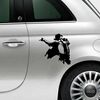 Sticker Fiat 500 The King of the pop