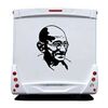 Sticker Wohnwagen/Wohnmobil Gandhi