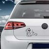 Sticker VW Golf Chien Dalmatien