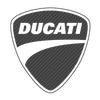 Sticker Carbone Ducati Logo