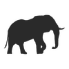 Sticker Éléphant Safari