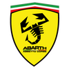 Sticker fiat Abarth assetto corse dans l'ecusson Ferrari