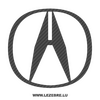 Sticker Karbon Acura Logo