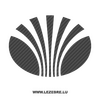 Daewoo Logo Carbon Decal 3