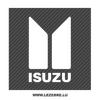 Sticker Carbone Isuzu Logo Ancien