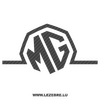 MG Logo Carbon Decal 2