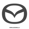 Mazda new logo Carbon Decal