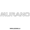 > Sticker Nissan Murano