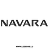 Nissan Navara Decal